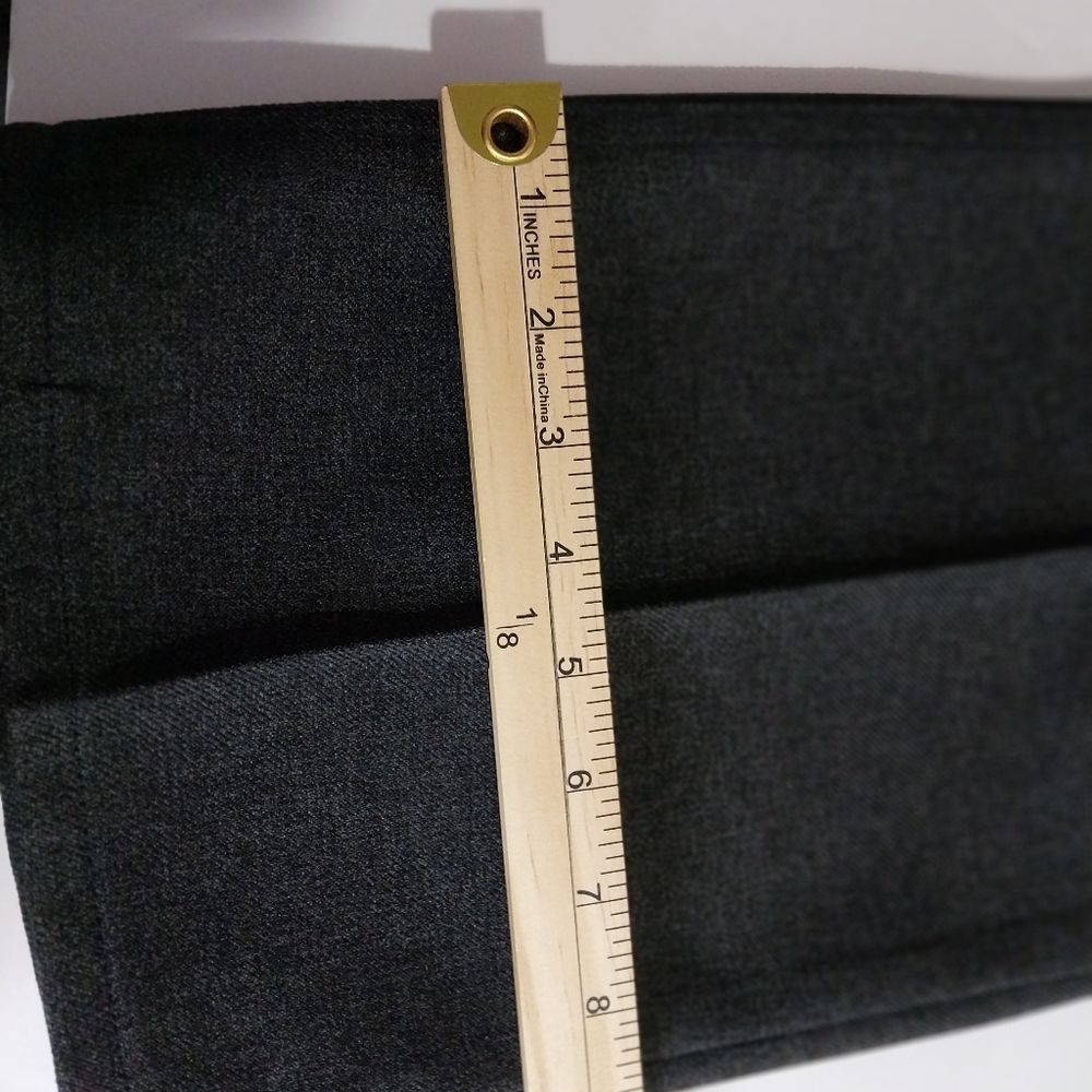 WRANGLER Mens Pants Formal , Casual. Polyester 36 sz. Gray Long 42" - Picture 9 of 10